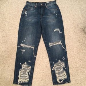Blank NYC Madison High rise crop jeans